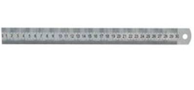 Réglet semi-rigide  Classe II Longueur : 1500 mm Section : 30 x 1 mm.