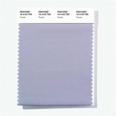 16-4102 TSX Trouser - Polyester Swatch Card