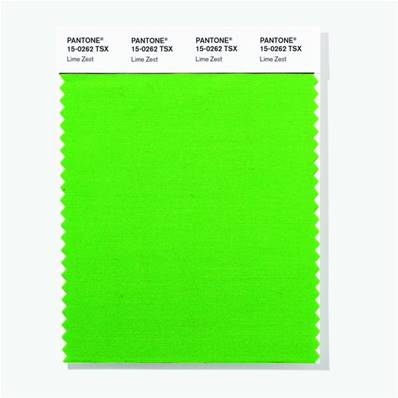 15-0262 TSX Lime Zest - Polyester Swatch Card