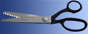 Ciseaux cranteur 230 mm