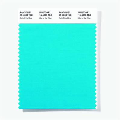 15-4333 TSX Out of the Blue - Polyester Swatch Card