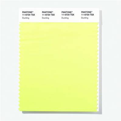 11-0720 TSX Duckling - Polyester Swatch Card