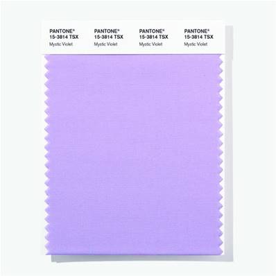 15-3814 TSX Mystic Violet - Polyester Swatch Card